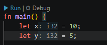 Run Debug